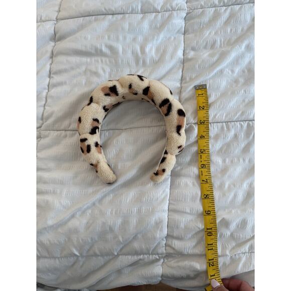 Diva Beauty Leopard Print Spa Headband Handmade Self Care - Picture 4 of 4